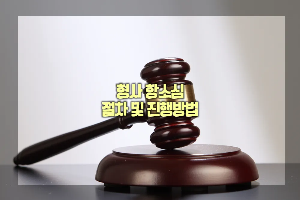 형사 항소심 절차 및 진행방법 - 법률 가이드